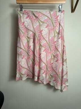 1995 Silk Shelli Segal Asymetrical Skirt
